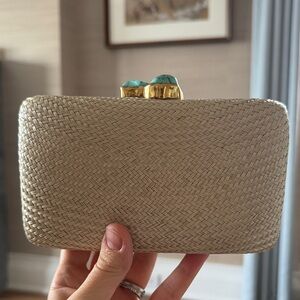 Elegant KAYU Clutch with Gold Accents